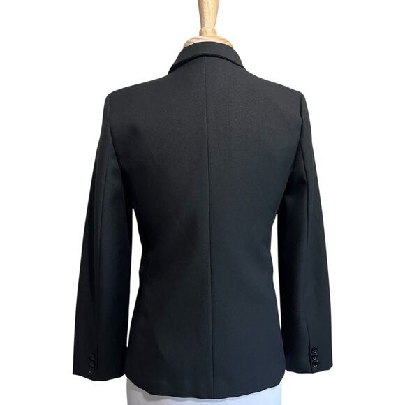 SHIRLEY of ATLANTA Vintage Women's Black Blazer Jacket Size 12 Classic Polyester - Picture 5 of 7